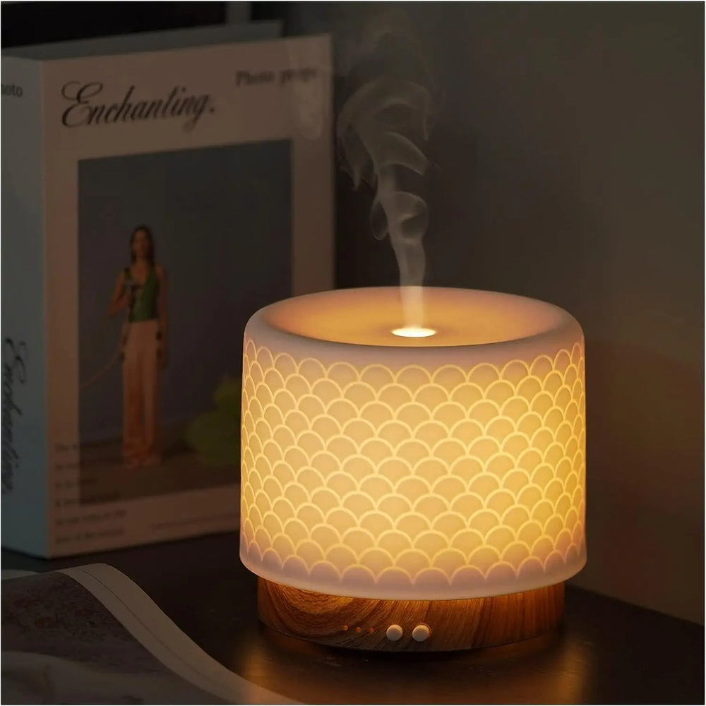 ONABOVIVA Essential Oil Diffuser, Ceramic Diffuser for Essential Oil